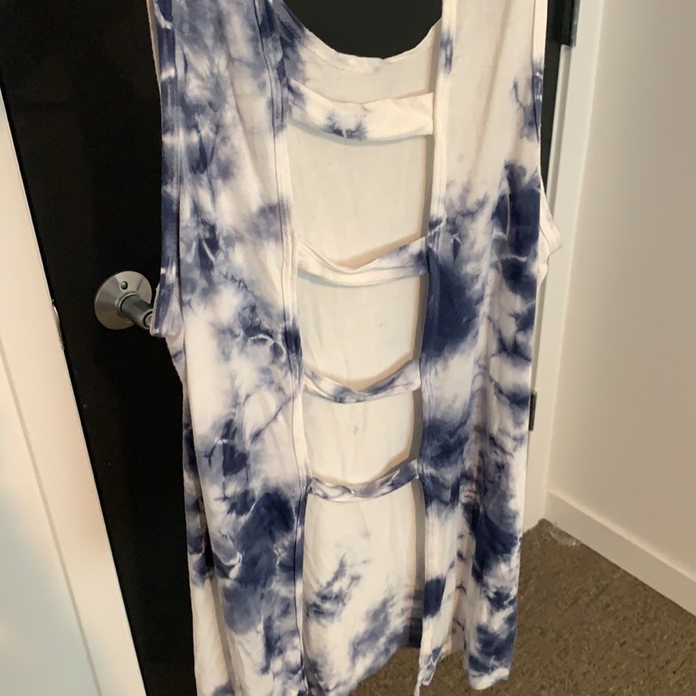 Tie Dye Tank Top Blouse